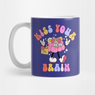 Kiss Your Brain SPED Teacher Learning Disability Support Mug